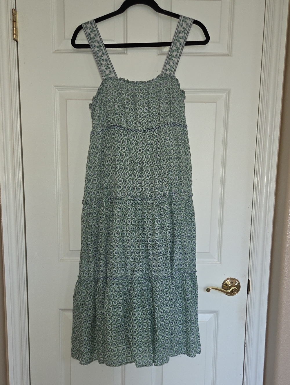 Max Studio Green & Blue Maxi Dress